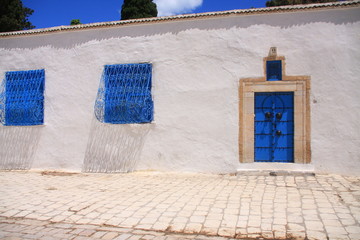 façade à Sidi Bou Saïd