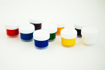 Tubes of paint