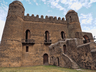 The Imperial Palace Complex Fasil Ghebbi, called "Camelot of Africa", was listed in the UNESCO World Heritage List in 1979, Ethiopia