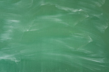 Blank green chalkboard, blackboard texture with copy space