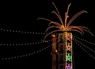The lamp in the temple fair