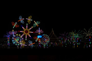 The lamp in the temple fair
