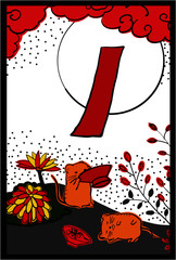  Japanese rat New Year card