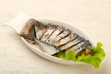 Smoked Scomber with dill