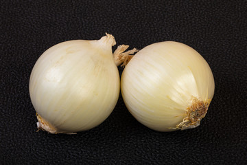 Ripe white onion
