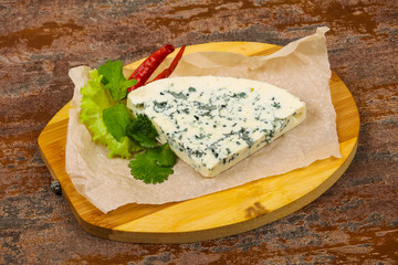 Blue cheese slice