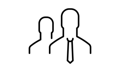 Male avatar icon for websites and print media