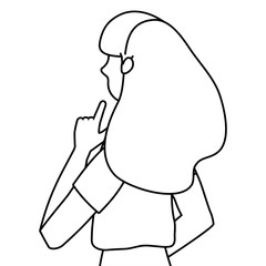 Isolated woman design vector illustration