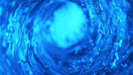 Detail of water whirl, concept of laundry washing or beverages