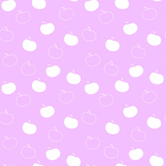 Cute seamless pattern with apple. Can be used for wallpaper,fabric, web page background, surface textures.