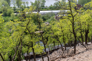 Alleys of Prague zoo, Czech Republic, May 2019