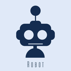Robot icon. Robot cute icon. New trendy robot graphic symbol for app, logo, icon, web, UI.