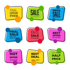 Best sale vector banner template.