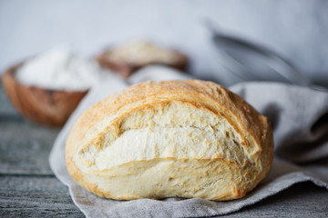 Fresh homemade bread