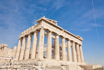 Naklejka premium Świątynia Partenonu, Ateny, Grecja