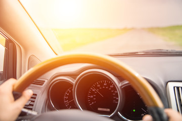 speedometer in a car