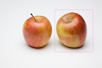Manzana sana y saludable con diseños y dibujos, símbolos y otras cosas