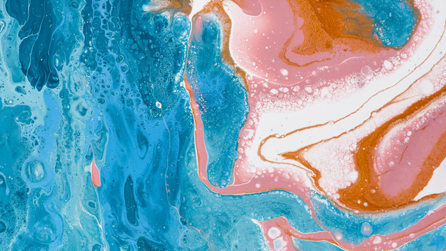 Abstract fluid art concept
