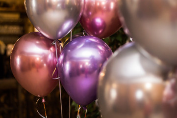 metallic balloons