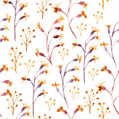 Watercolor ornate pattern