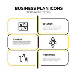 BUSINESS PLAN ICON SET