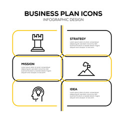 BUSINESS PLAN ICON SET