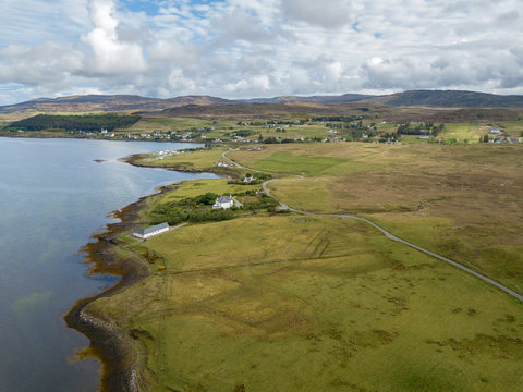 Isle of Skye Schottland aus der Luft