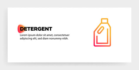 DETERGENT ICON CONCEPT