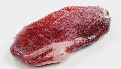 Realistic 3D Render of Beef Steak