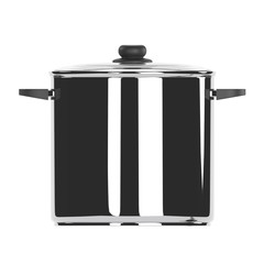 Realistic 3d Render of Cooking Pot