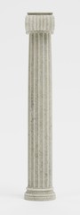 Realistic 3D Render of Ionic Column