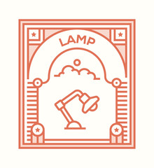 LAMP ICON CONCEPT