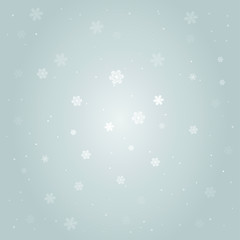 Naklejka na ściany i meble Illustration of snow background, christmass mood. Bunners, posters, bachground