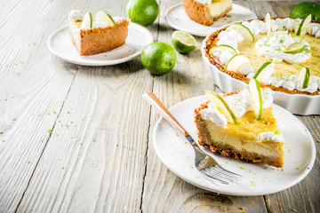 Homemade key lime pie