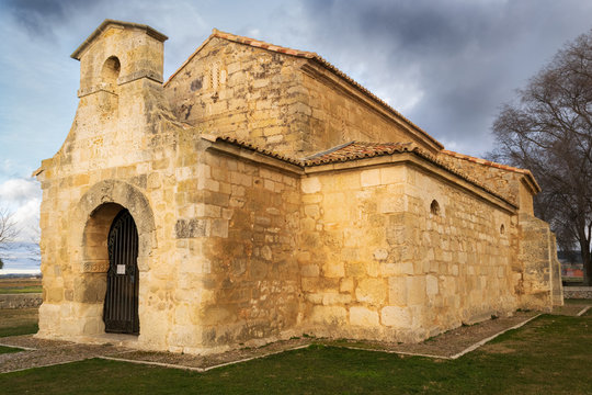 Visigotic church of San Juan de Ba&ntilde;os in Spain