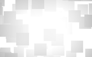 White abstract background. Misty backdrop with grey squares. 3D illustration