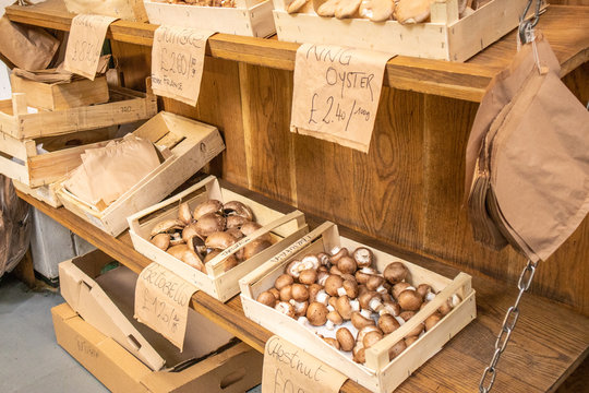 Mushroom in the Borough Market, London