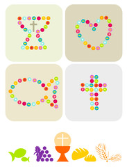 Elementos de diseño Primera Comunión