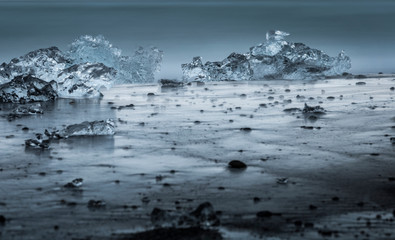 La plage de Jokulsarlon