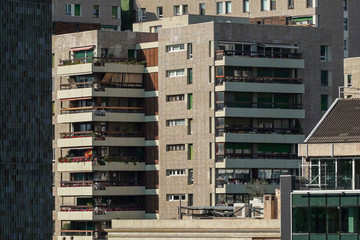 Building in Barcelona, city of the architecture