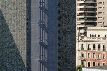 Building in Barcelona, city of the architecture