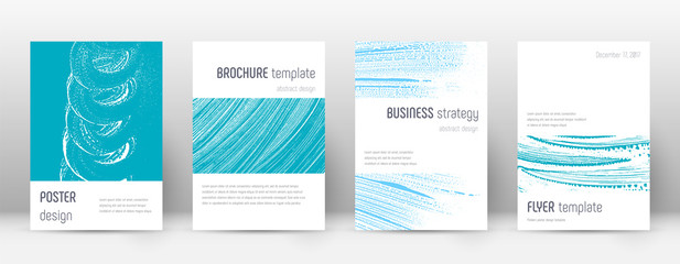 Cover page design template. Minimalistic brochure 