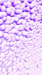 3d rendering picture of pink balls. Abstract wallpaper and background. 3D illustration