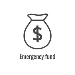 Obraz premium Personal Finance - Responsibility Icon - concept involves saving money