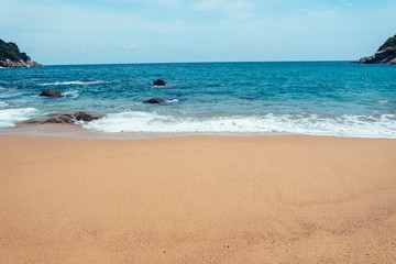 Beach Beautiful beach In the island Summer holiday