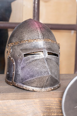 Knight helmet Vintage Medieval Metal Armour Fighting