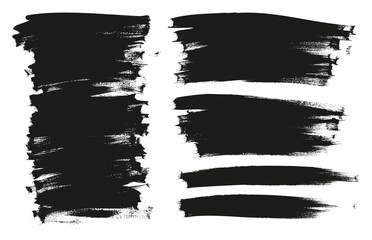 Calligraphy Paint Thin Brush Background Long High Detail Abstract Vector Background Mix Set 134