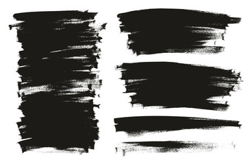 Calligraphy Paint Thin Brush Background Long High Detail Abstract Vector Background Mix Set 133