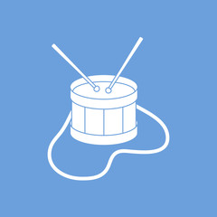 Drum. Musical instrument. Toy.
