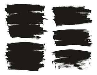 Calligraphy Paint Thin Brush Background Long High Detail Abstract Vector Background Mix Set 32